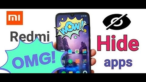How to Hide Apps in Redmi Note 4 , Note 9 pro MIUI 11