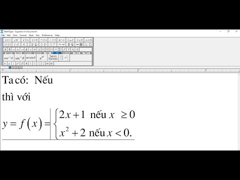 Video Hướng dẫn gõ tiếng việt có dấu trong mathtype - youtube