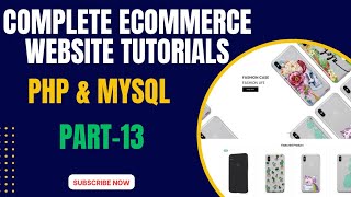 PHP Complete Ecommerce Website | Members Page - Start Creating Page | PART - 13