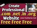 How To Create Free Website In 2019 With Free Hosting And Free DOMAIN