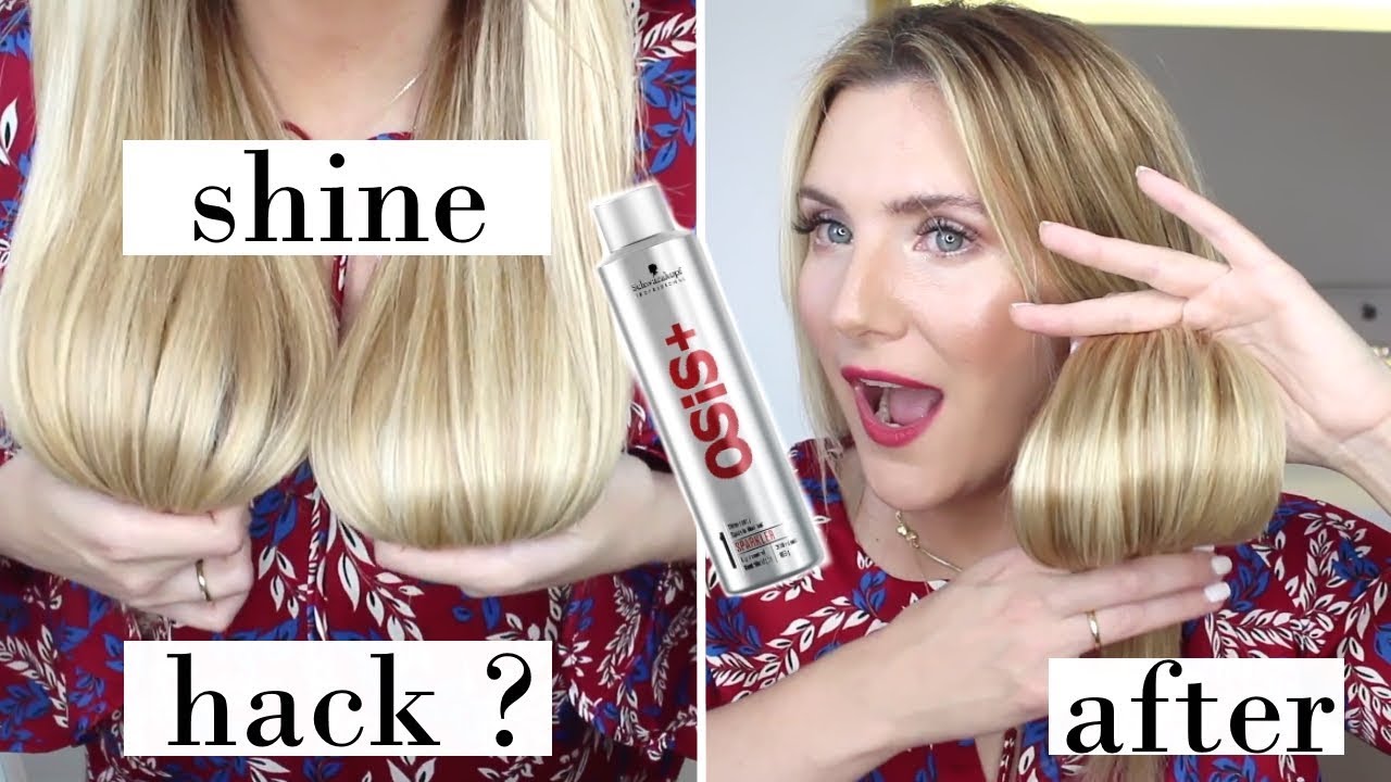 Hair Hack For Glossy Hair? Osis Sparkler Shine Spray First Impressions + Anniversary Vlog #3