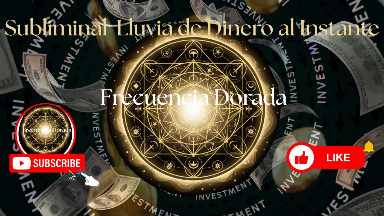 Subliminal Lluvia de Dinero al Instante - YouTube