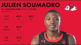 Julien Soumaoro - Gardner Webb - 2023-24 Transfer Portal Highlights