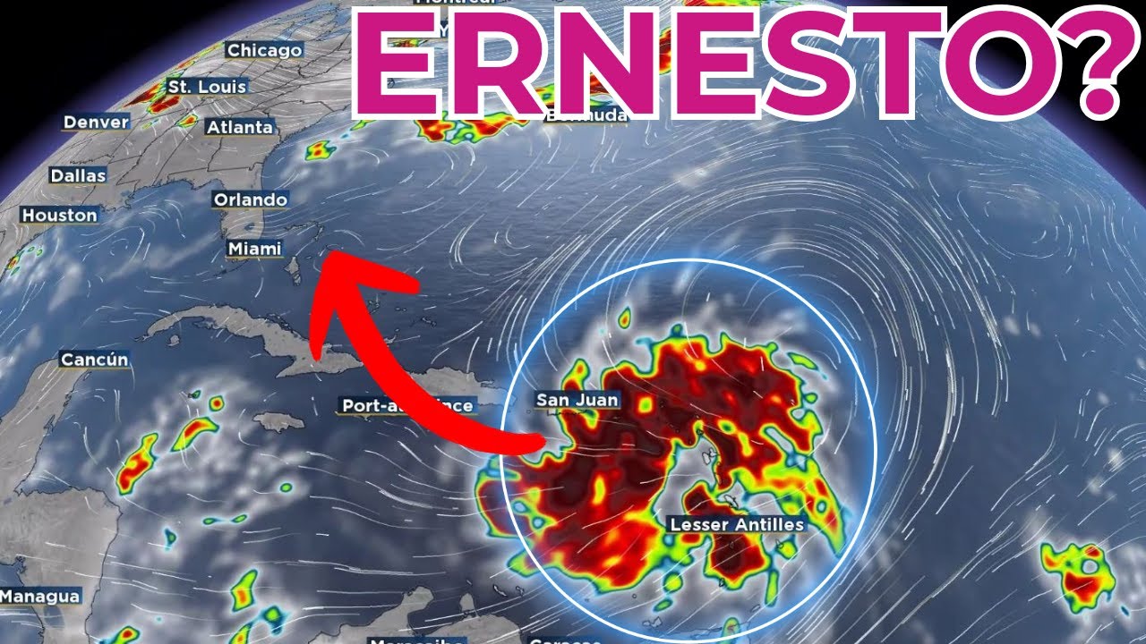 Tropical Storm Ernesto Likely To Form And Become A Hurricane (Tropics ...