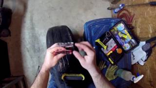 EASY - How to Fix a Tire With a Tire plug Kit - Black Jack