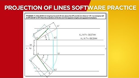 Projection of lines in Solid edge software 2024 - Software Practice #projectionofline #lines