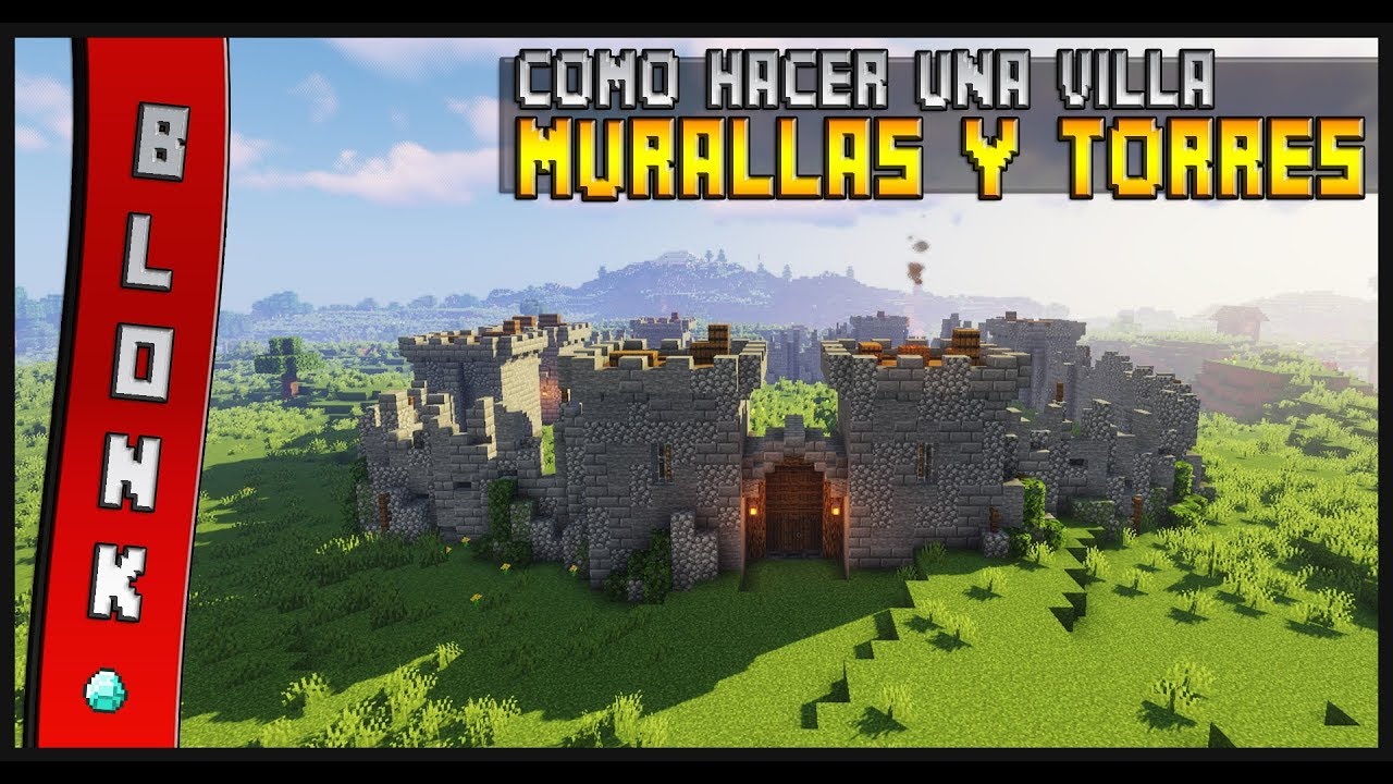 ⛏️ Como Construir Uma Vila Medieval, Minecraft, Muralha da Vila ⛓, Inscreva-se no meu canal do  para ver os vídeos antes de todo mundo  ♥