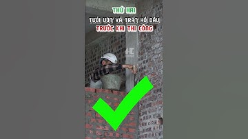 4 lưu ý khi xây tường tiếp giáp cột #shots