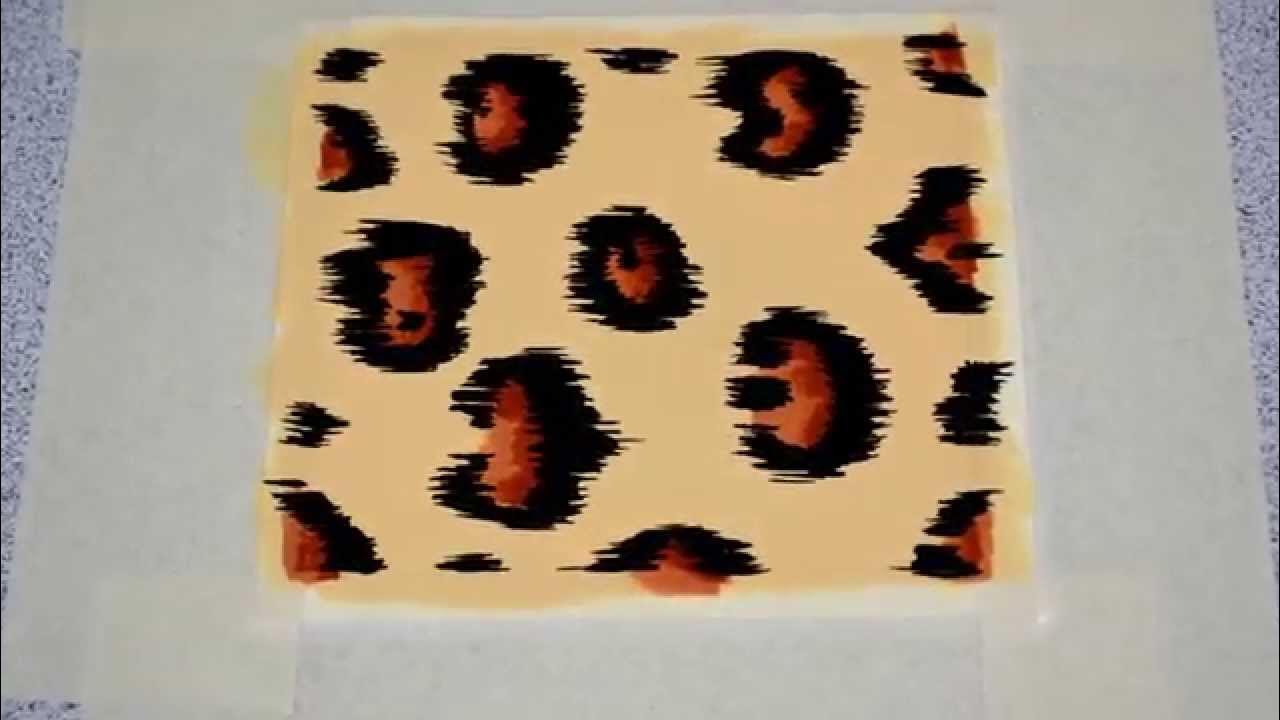 How to Paint Leopard Print with Angelus Leather Paints for Custom Shoes