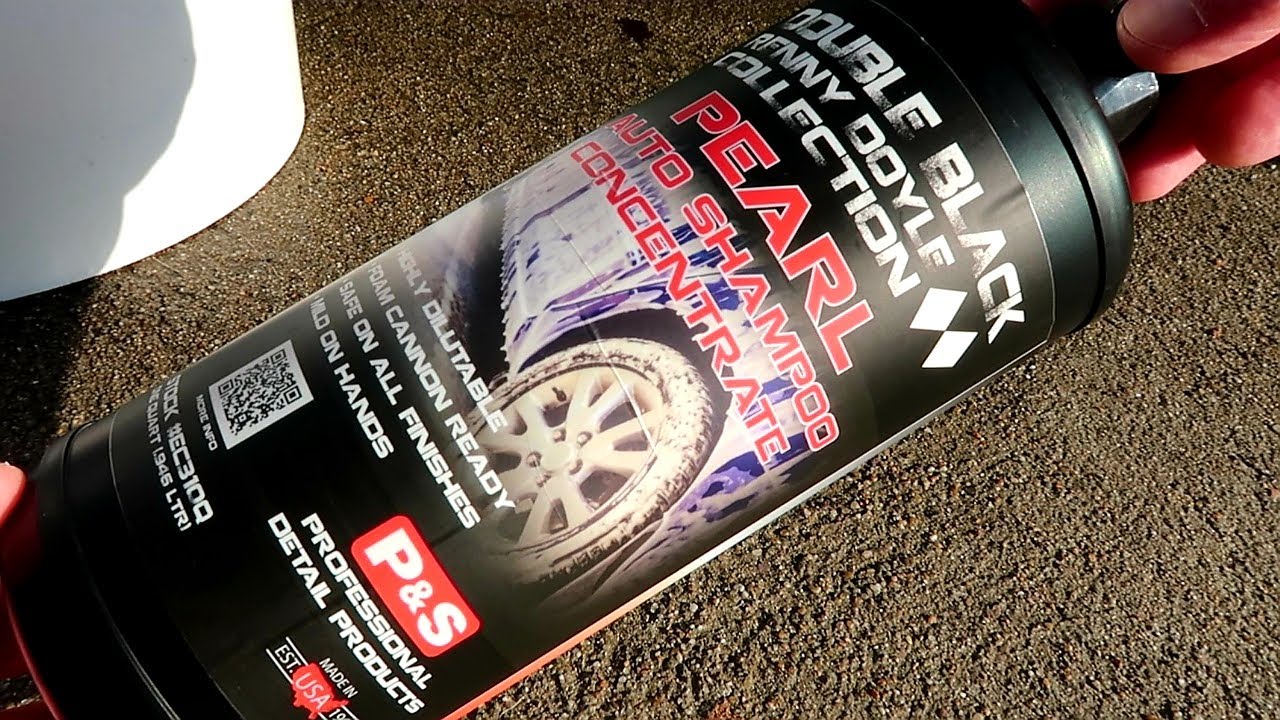 P&S PEARL Auto Shampoo Concentrate & Snow Foam Double Black 