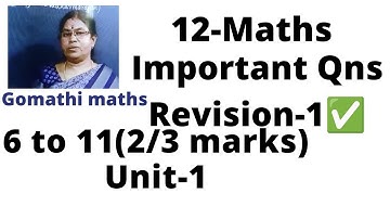 12 Maths Applications of Matrices and Determinants Important questions-6 to 11pdf link@Gomathi Maths