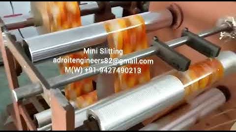 Mini Slitting Rewinding Machine