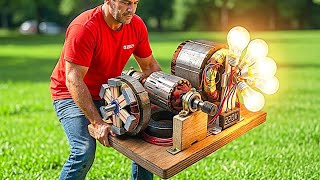DIY 240V Free Energy 320kw Generator Homemade Real