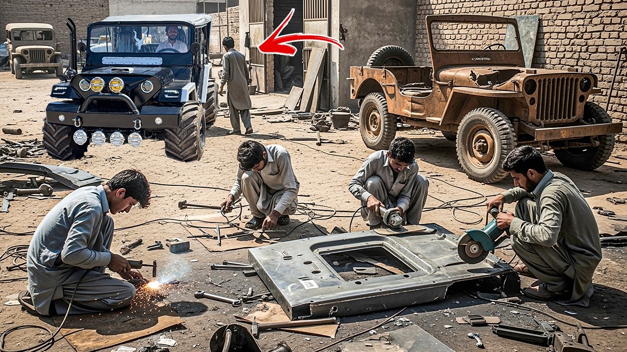 Full Restoration of an Abandoned 1965 Vehicle– M151 FORD MUTT Restoration Journey!