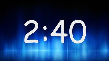 2:40 Minutes Timer / Countdown from 2min 40sec