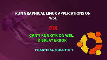 UBUNTU FIX: Could not initialize GTK!  Is DISPLAY env var/xhost set?