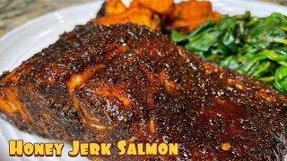 Honey Jerk Salmon | Healthy Air Fryer Recipes | Easy Air Fryer Recipe