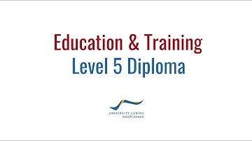 Education and Training Level 5 Diploma