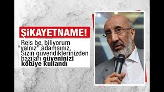 Abdurrahman Dilipak : Şikâyetname