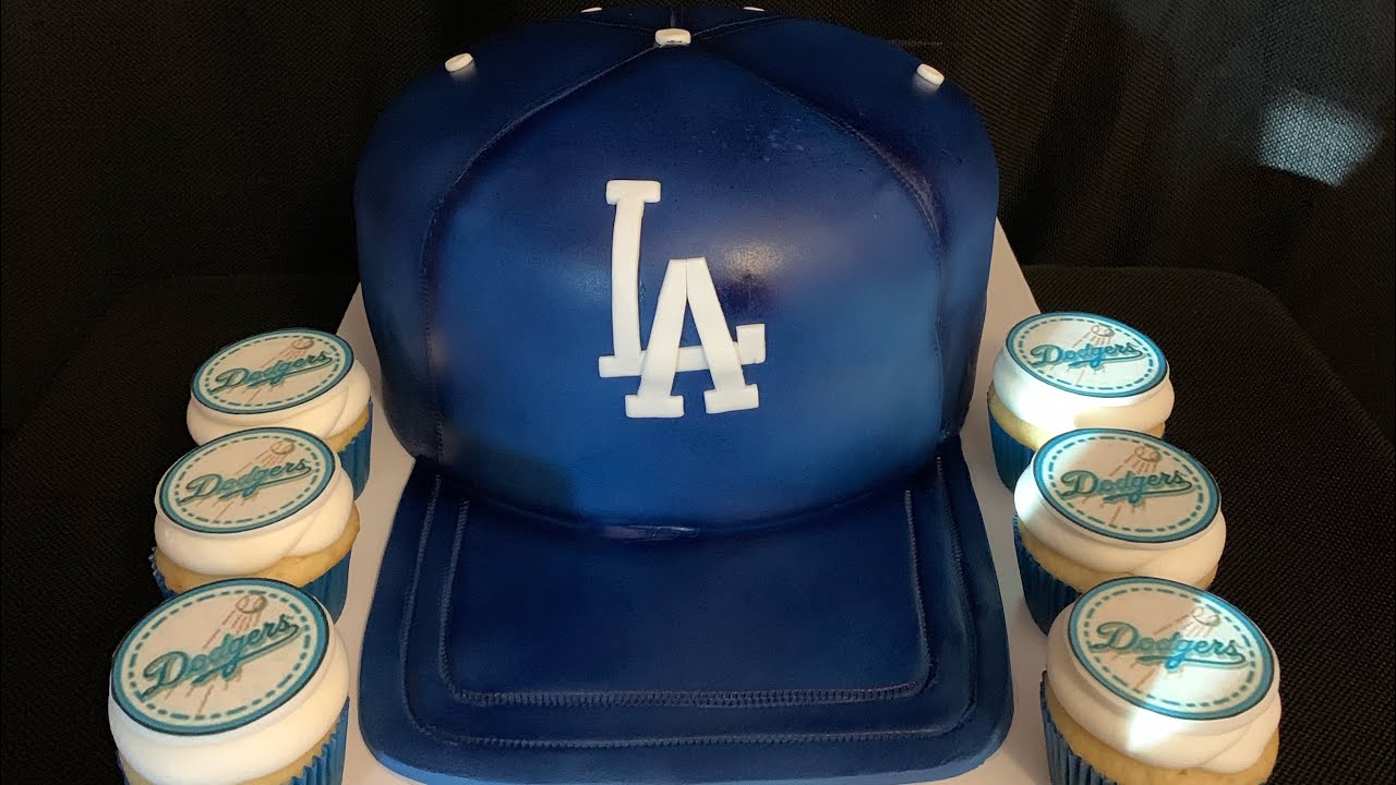 Dodgers Hat Cake ( pastel de gorra de 