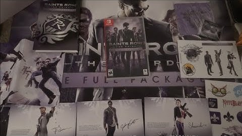 Unboxing: Saints Row: The Third The Full Package Pre-Order Bonuses (Switch)