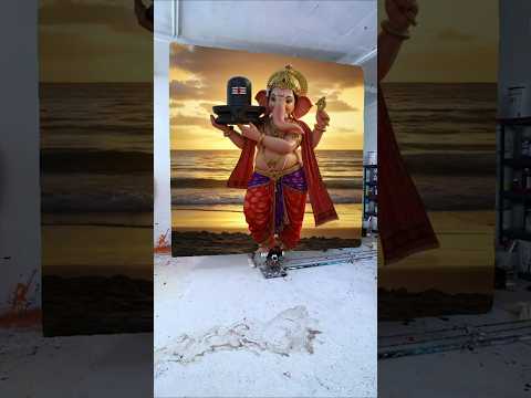 Happy Ganesh Chaturthi Drawing Photo 🌺🥰 Ganesh Ji Painting ❤️ #shorts #ganeshchaturthi #viralvideo