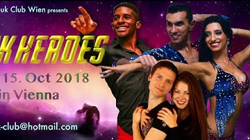 ★ Zouk Heroes ★ Trailer 2018 with Walter Fernandes, Michael Boy & Aline Borges in Vienna, Austria