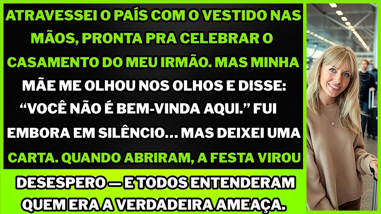 "Cruzei o país pro casamento do meu irmão. Fui expulsa na porta: 'Gente como você não entra.'"