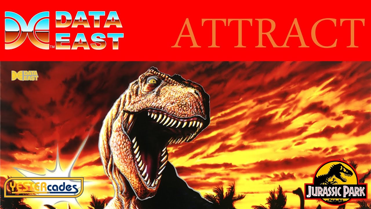 Jurassic Park Pinball - Attract Mode