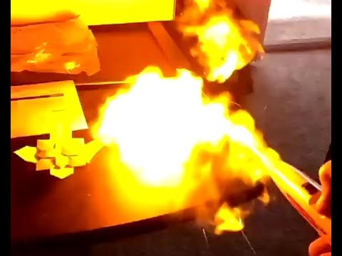 Fun With H2O Actually Slow Motion of HHO Gas Ignited 2 parts Hydrogen 1 part Oxygen © #DrPhu