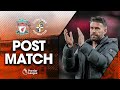 Rob edwards on the 41 defeat to liverpool  postmatch