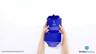 How to Assemble a Burger Box | Custom Burger Box Packaging | Blue Box Packaging