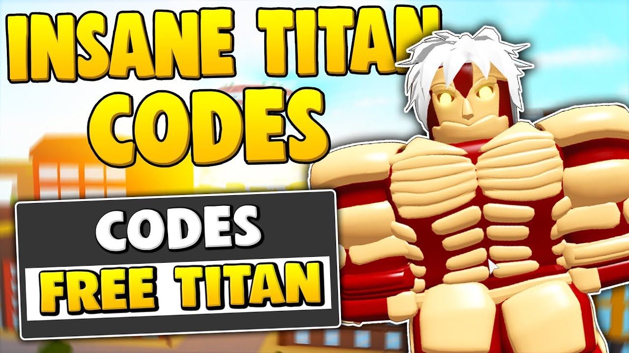 NEW ARMOURED TITAN CODES In ANIME FIGHTING SIMULATOR ROBLOX YouTube