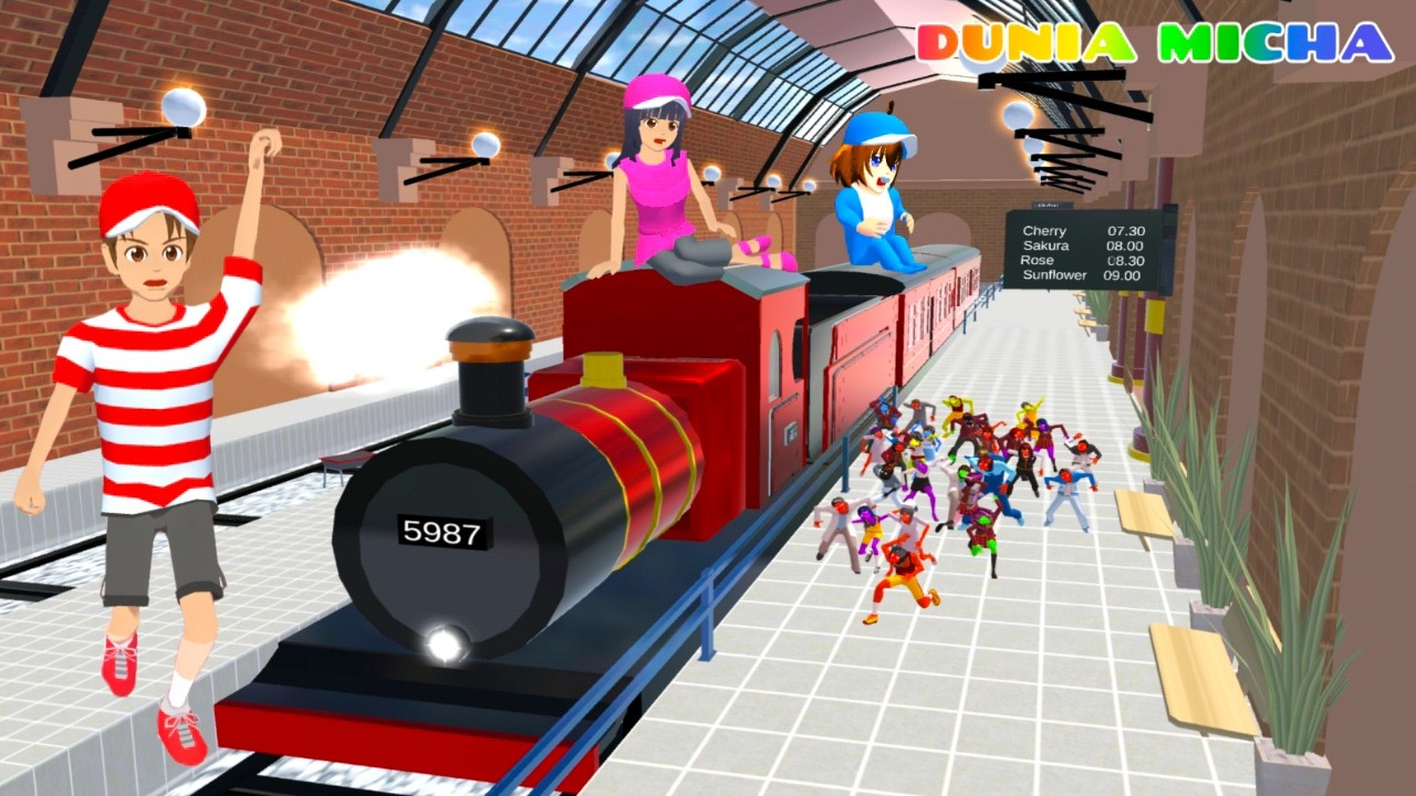 Yuta Mio Kabur Naik Kereta Api Ke Kota Cherry Zombie Lava Hilang Jejak Kejar Yuta Mio