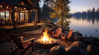 Relaxing Fireside Escape: Cozy Fireplace Ambience with Crackling Fire Sounds for Deep Relaxation