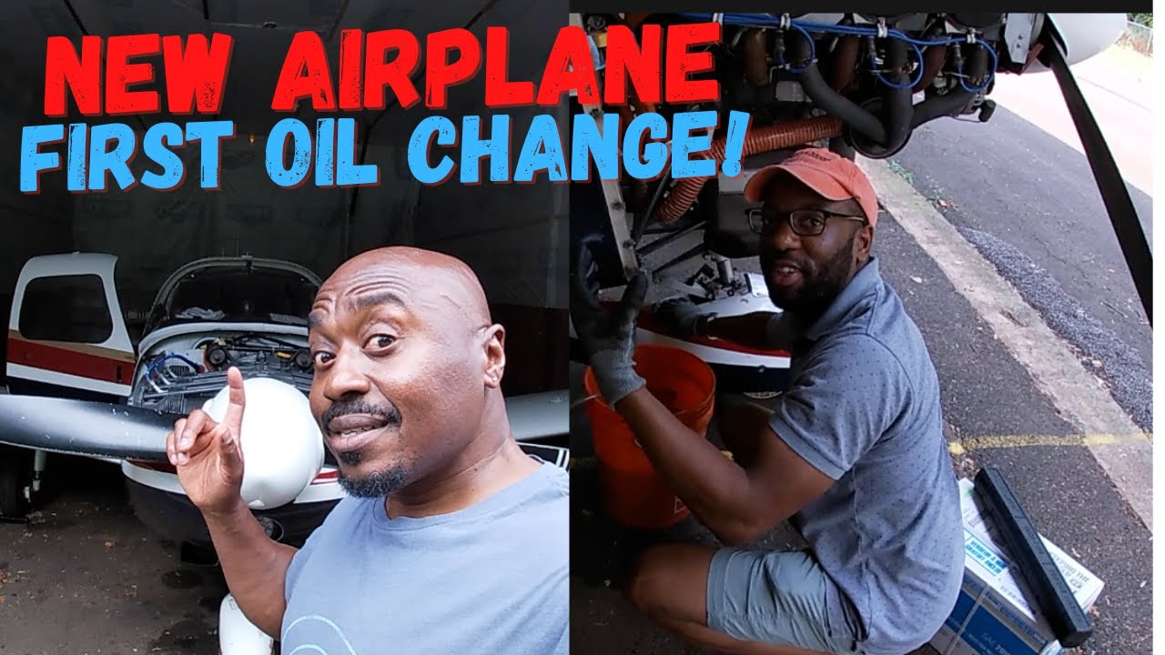 Doing my first Oil Change in my new Piper Cherokee 235!