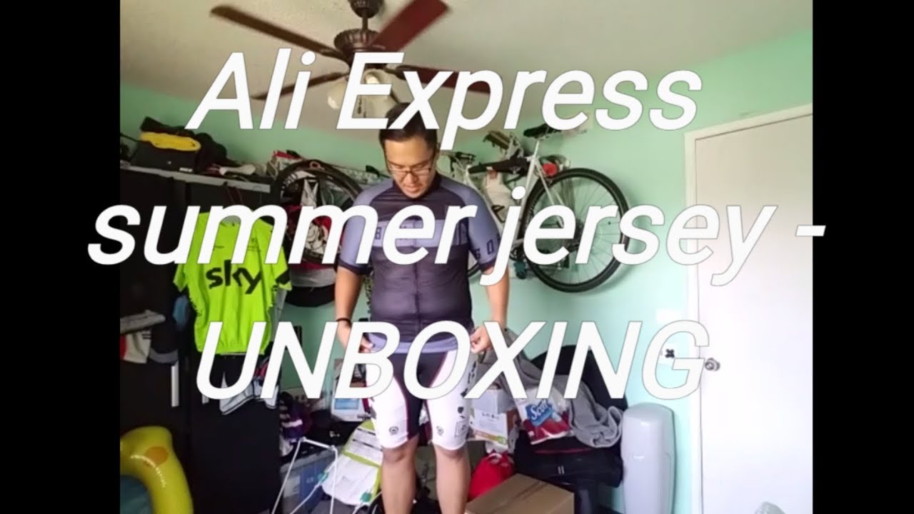 VLOG 223 (ALIEXPRESS) CYCLING JERSEY UNBOXING!