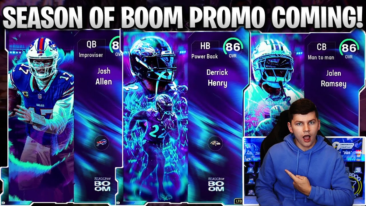 SEASON OF BOOM PROMO COMING! 86 DERRICK HENRY, RAMSEY, AND MORE!