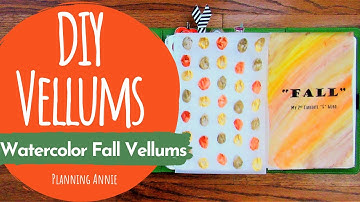 DIY Planner Vellums