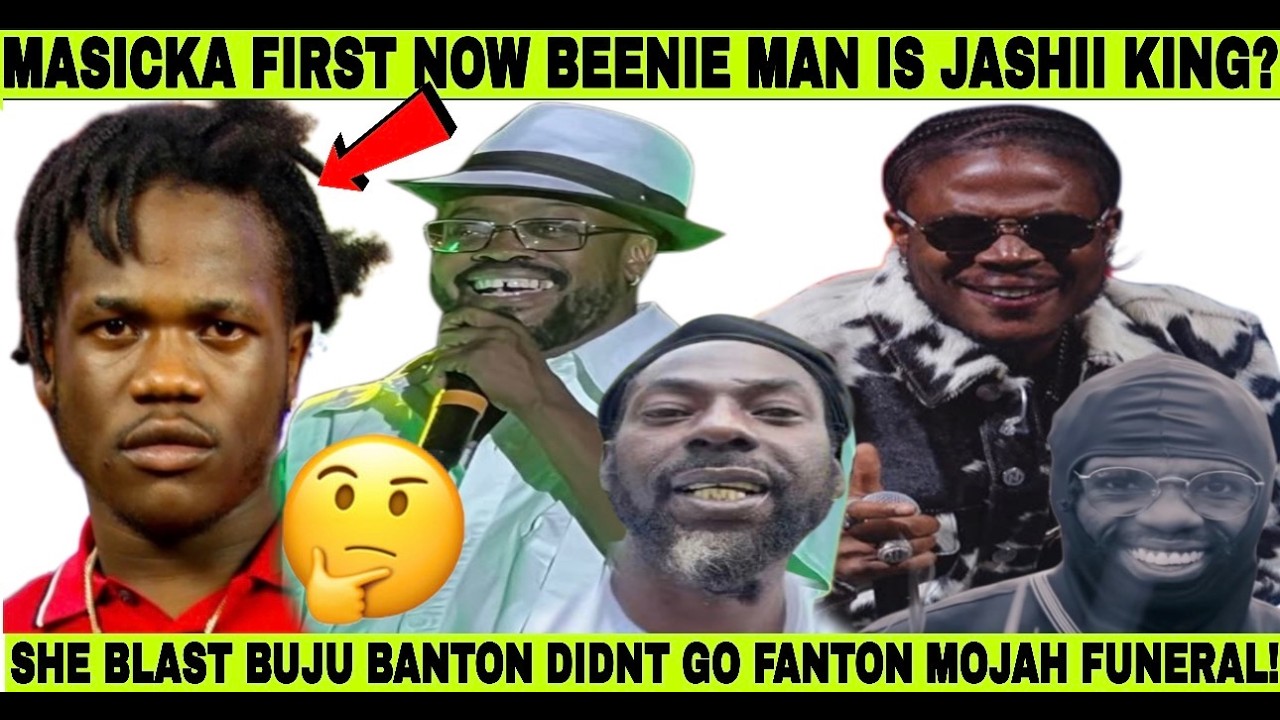 Watch WHAT? BEENIE MAN GET BACK MASICKA CROWN FROM JAHSII? ALKALINE HIM COPY? BUJU BANTON GET BLAST! JAY A on YouTube Watch WHAT? BEENIE MAN GET BACK MASICKA CROWN FROM JAHSII? ALKALINE HIM COPY? BUJU BANTON GET BLAST! JAY A on YouTube