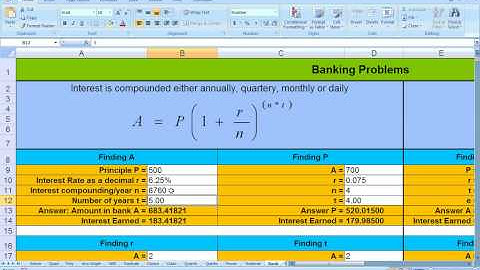 3.2.1 Exponential functions and banking problems