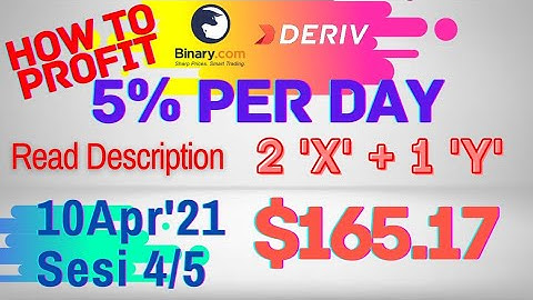 Sesi-4/5 Binary Deriv Trading Journal 10 Apr