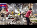 Phnom Penh Local Market Exploring - 4K Cambodia Walking Tour