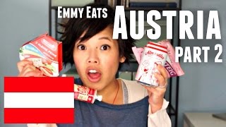 Emmy Eats Austria part 2 -- tasting more Austrian snacks