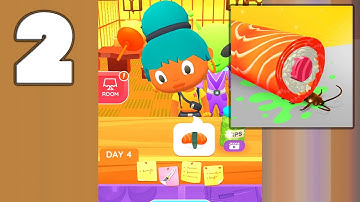 Sushi Roll 3D - Gameplay Walkthrough Part 2 (iOS, Android)