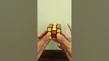 Checker board pattern in 3 by 3 rubiks cube #shorts #respect #cubing