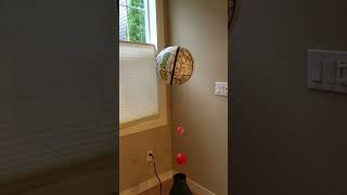 Ball Levitator - Bernoulli effect with a shop fan