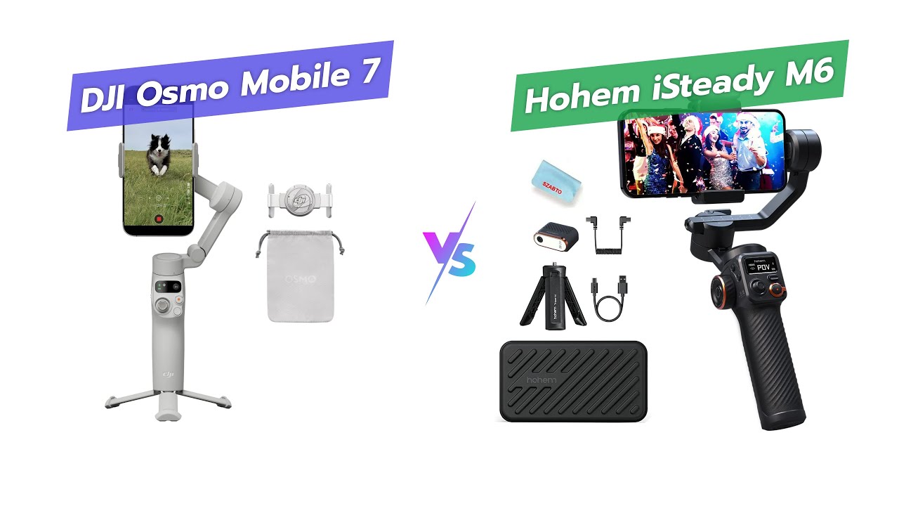 Разборка подвесов: DJI Osmo Mobile 7 против Hohem iSteady M6 — сравнение подвесов для смартфонов 📱🎥