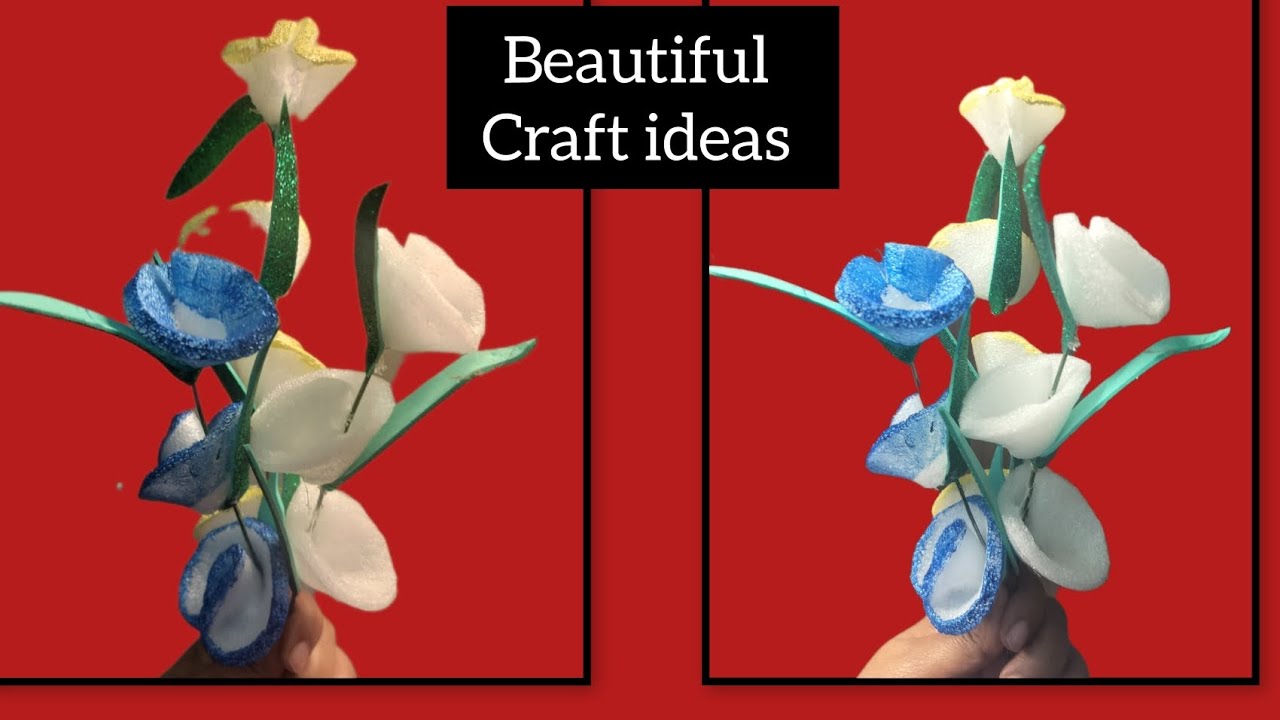 Foam Sheet Se Bana Stylish Phool 🌼 Easy Home Decor Craft 
