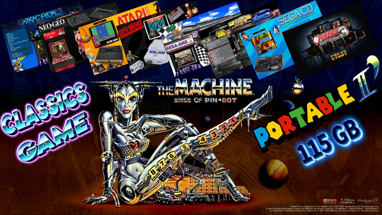 Multijuego Classics Game (2') portable 25 sistemas (pack base)